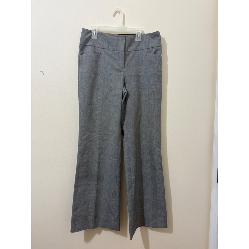 Vtg The Limited Womens Glen Plaid Wide Leg Dress Pants Professional Trousers 6